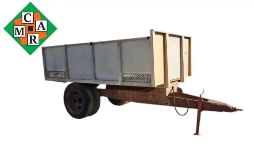 [S228] S228 - REMOLQUE GALVANIZADO BASCULANTE 