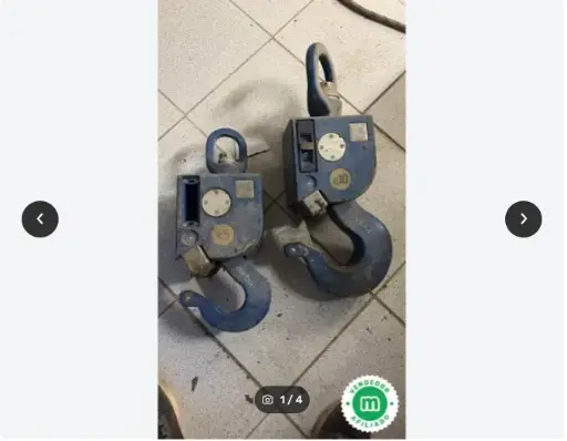 [S265] S265 - GANCHO GRÚA AUTOMATICO MARCA ELEBIA 